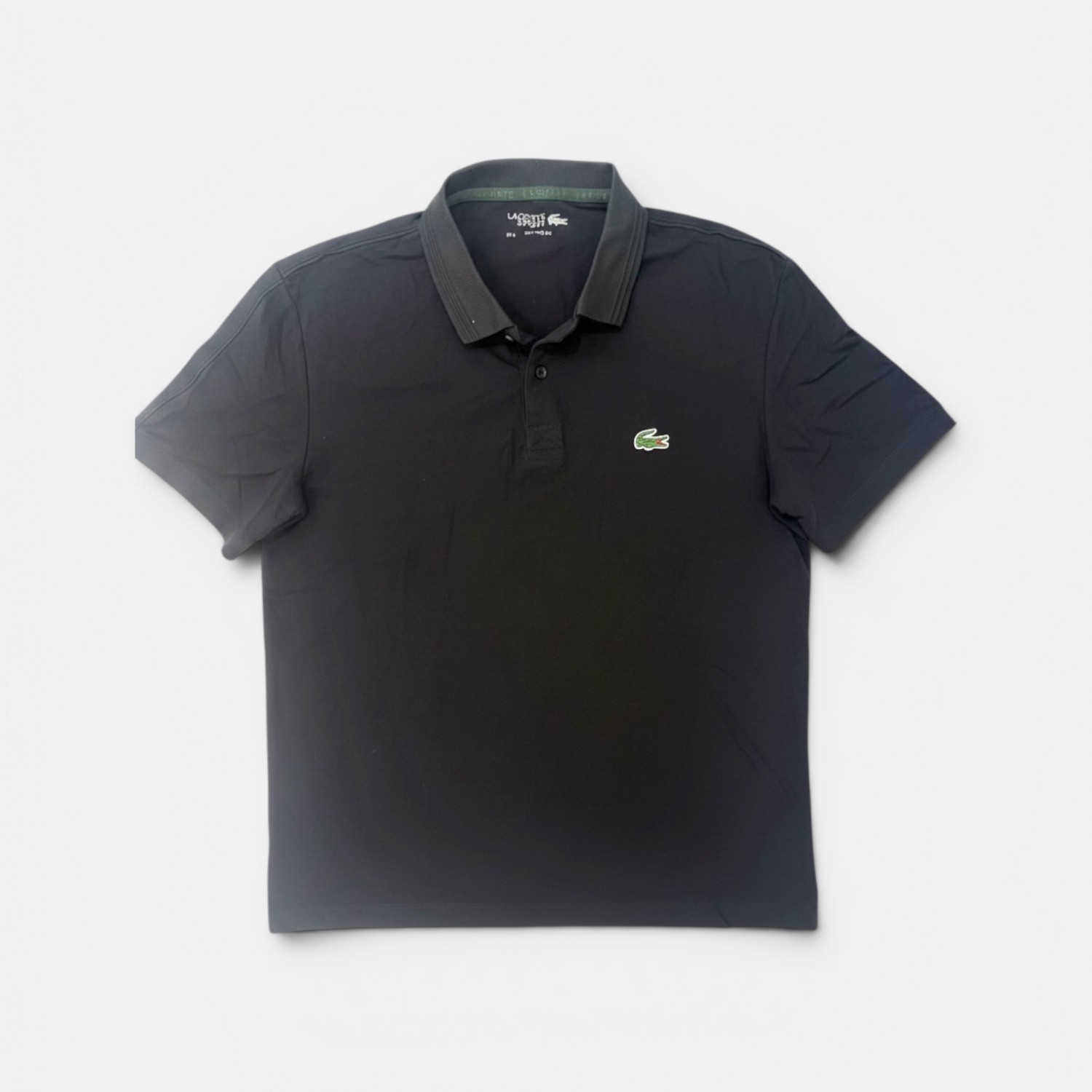Lacoste Ανδρικό Polo Μαύρο